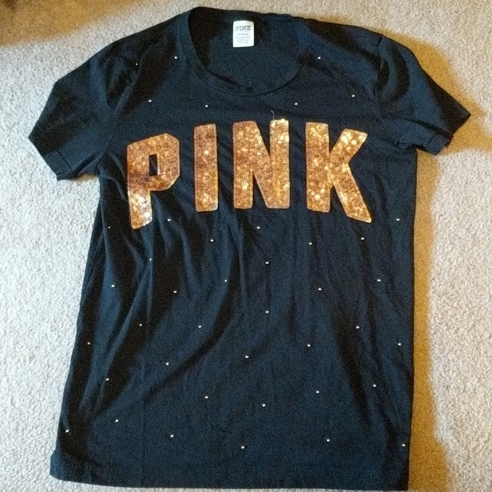 Like brand new Victoria secret pink bling t-shirt